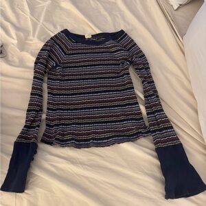 We the free womens long sleeve stripe shirt